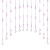Chinflly Crystal Curtain Bead,20 Strings Arched Curtain Door String Curtain
