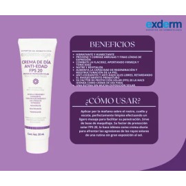 Exderm Age Crema Anti-edad De Dia Fps 20 Tipo de piel Todo tipo de piel