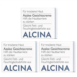 3 T Azalea Face Cream Nourishing Cosmetics Alcina Helps Strengthen the Skin Barrier 50 ml = 150 ml Each