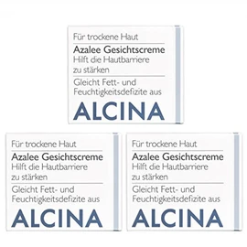 3 T Azalea Face Cream Nourishing Cosmetics Alcina Helps Strengthen the Skin Barrier 50 ml = 150 ml Each
