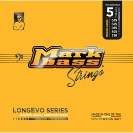 Markbass LONGEVO bass series - stainless steel | NANO-FILM SHIELDED STRINGS | long lived - 045 065 085 105 130