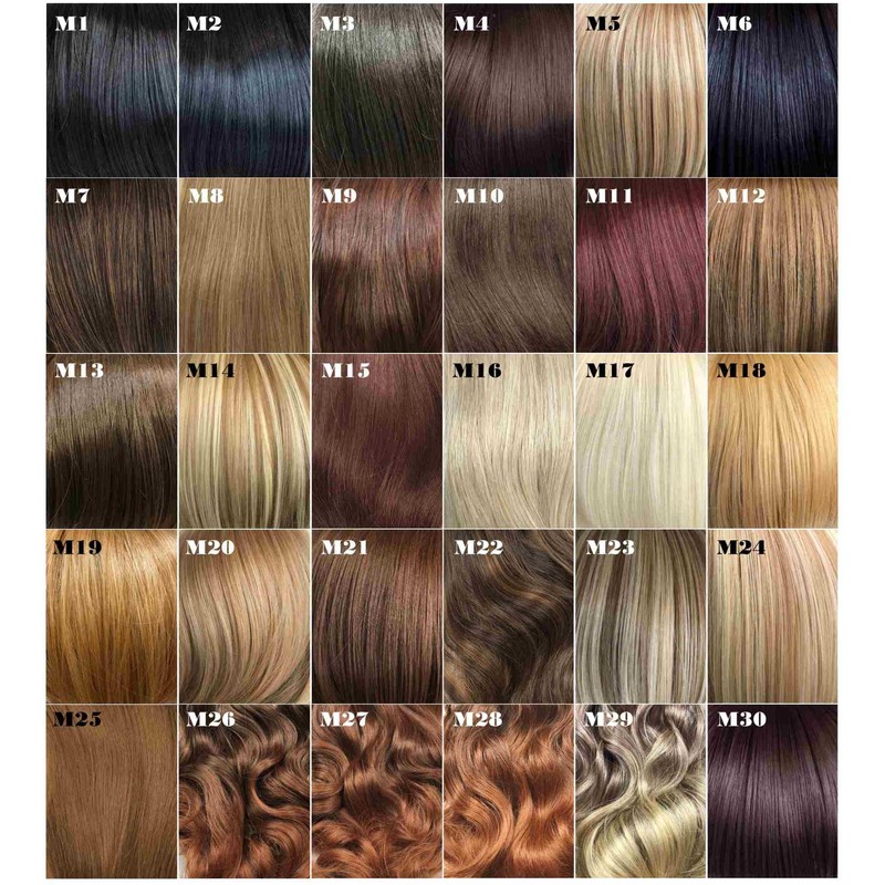 Bombshell Hair Extensions 3/4 Half Head Hair Piece 24 inches