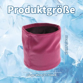 Cooling collar for dogs, 45 x 12 cm, cooling vest dog, cooling collar dog, suitable for cooling dogs in summer