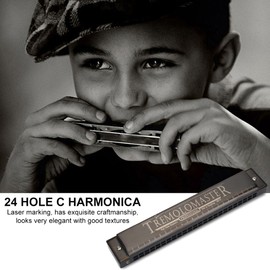 24 Holes 12 Tone C Key Harmonica Mouth Organ Musical Instrument Christmas Gift Toy