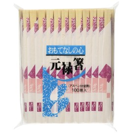 割箸 Aspen 元禄 Bag 3-Pack, Pink Pattern 100 Pairs 3-Pack, Total Length 203