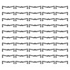 HARFINGTON 200pcs Pegboard Hook Locks 2" Length Plastic Peg Hanger