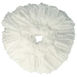 vhbw 5 x Mop Covers Compatible with Vileda EasyWring & Clean, EasyWring & Clean Turbo Mop - Replacement Head, Microfibre, Red, White