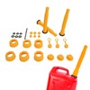 3 Sets Gas Can Spout Replacement Flexible Hoses Vent Covers