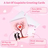 PWMENLK 3D Pop Up Anniversary Card with Love Tree Hearts,