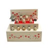 Craftsman House Hina Doll Flower Wooden Box Hina Tiered Decoration