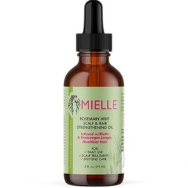 Mielle Organics Organic Rosemary Mint Scalp And Hair Strengthening Oil With Biotin Essential Oil