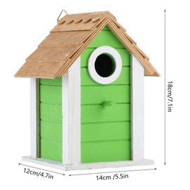 Bird House Outdoor Garden Balcony Decoration Wooden Bird Parrots House Nests Resting Cage Box Supplies