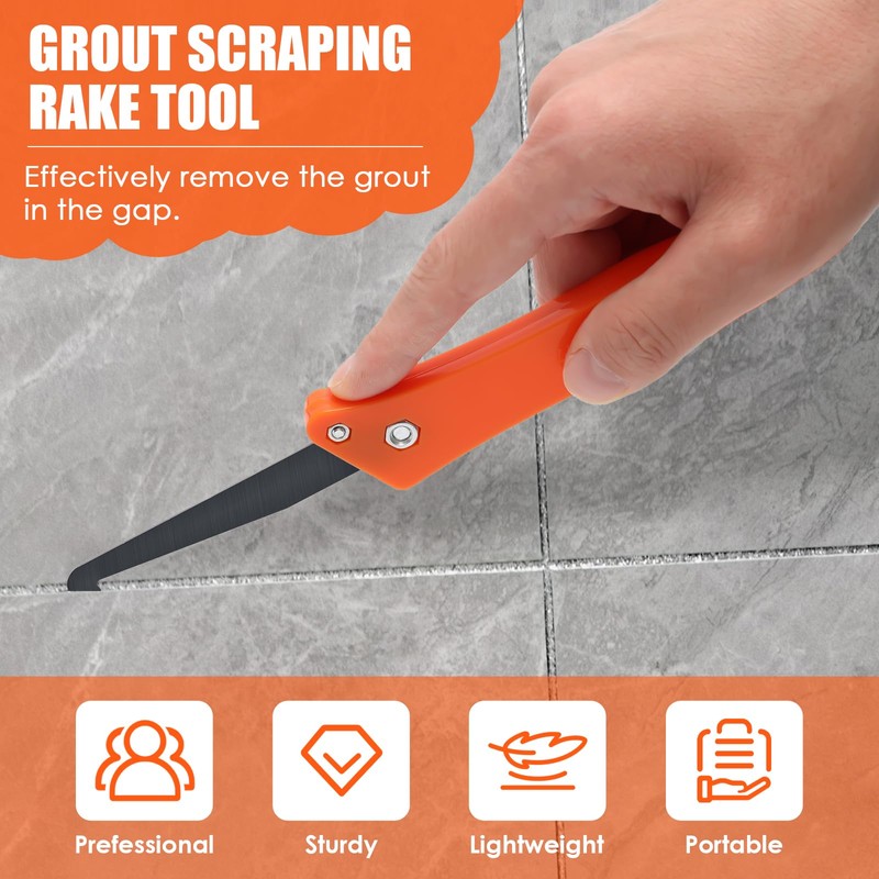 Xugoox 11 Pack Grout Removal Tool Kit, Including Hand Grout