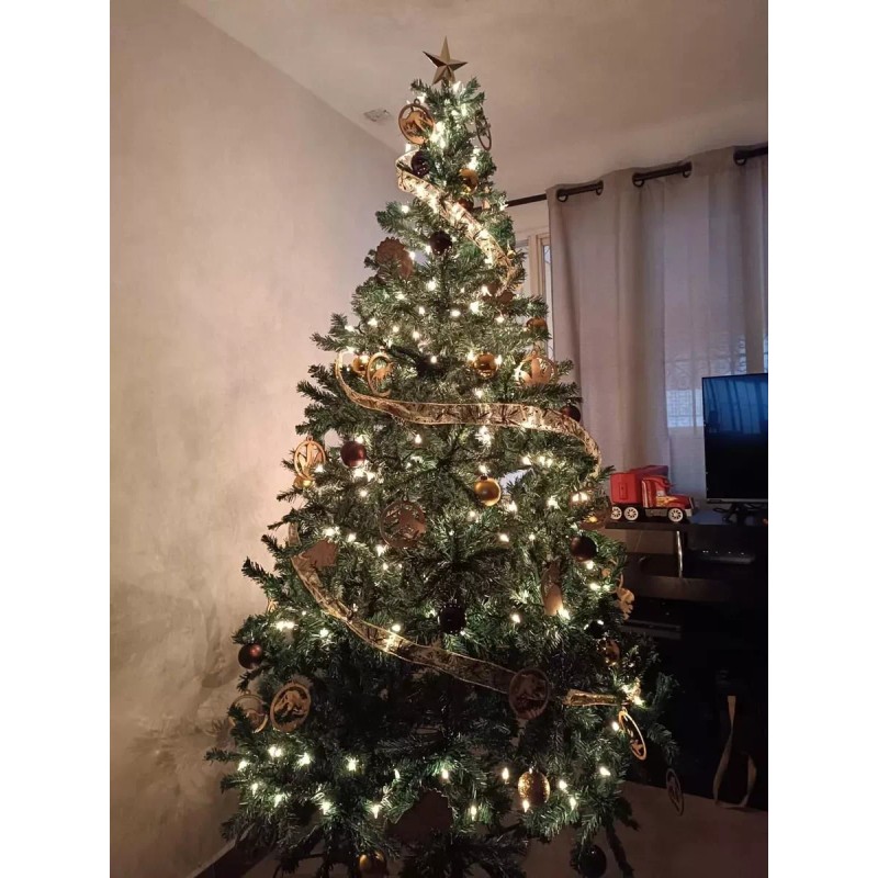 K&H Árbol Navideño Artificial 2.10 Verde Decoración Navidad Hoga