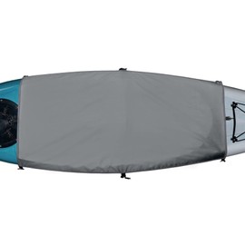 Explore Land Universal Kayak Cockpit Drape Waterproof Seal Cockpit Cover for Indoor and Outdoor Large 60 x 29 inch, Grey