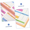Operitacx B5 Financial Record Book Undated Weekly Budget Tracker &