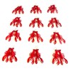 GZYSSL 12 Pcs Mardi Gras Red Carwfish Earring Pendant Decoration