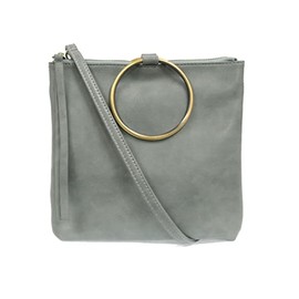 Joy Susan Women's Amelia Ring Tote Bag Silver Handle - Chambray
