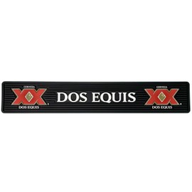 Dos Equis Brand Cerveza XX Logo Bar Rail Spill Mat