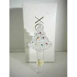 Crystal Christmas Tree Bottle Stopper