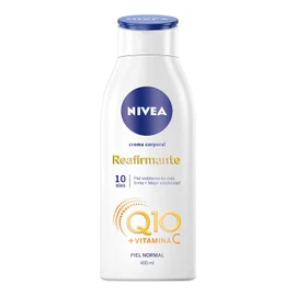 NIVEA Crema Corporal Humectante y Reafirmante Q10 (400 ml) - 48 Horas de Humectación Profunda con Vitamina C para una Piel Visiblemente Más Firme - Ideal para Piel Normal
