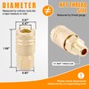 Air Coupler & Plug Kit,60Pcs 1/4 Inch NPT Air Tool