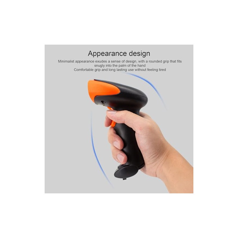 Wireless 1D 2D Barcode Scanner Multifunctional QR Reader for Warehouse