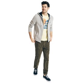 Nautica Mens Classic Fleece-outerwear-jackets, Smoke-grey Heather, X-Large US