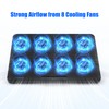 LIANGSTAR Laptop Cooling Pad, Laptop Cooler with 8 Quiet Fans