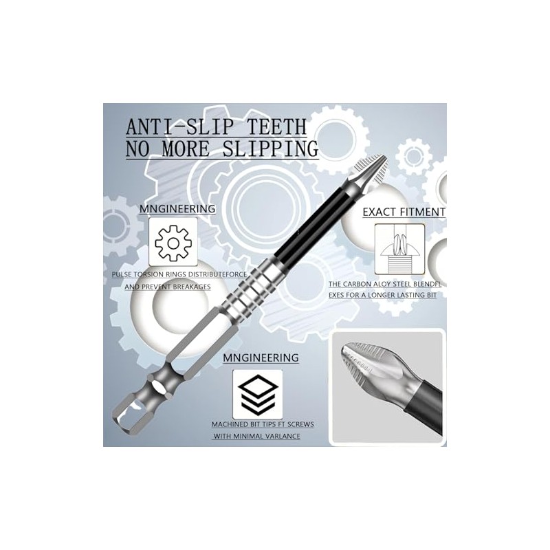 High Magnetic Screwdriver Drill Bit Set, 2025 New Strong Magnetic