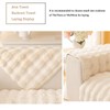 Thick Plush Faux Rabbit Fur Sofa Cover, Non-Slip Warm Soft