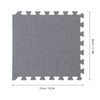 10pcs Cotton Linen Interlocking Carpet Tiles Anti Slip Floor Protection