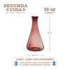 Segunda Vida Rosado Decanter - Hand Blown 100% Recycled Glass