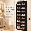 Over the Door Shoe Organizer with Large Deep Pockets, Foldable