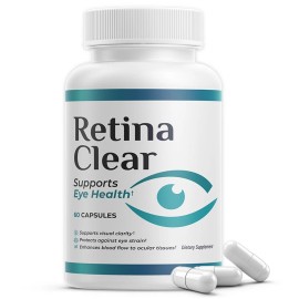 3-Pack Retina Clear Capsules, RetinaClear Supports Eye Health - 180 Capsules