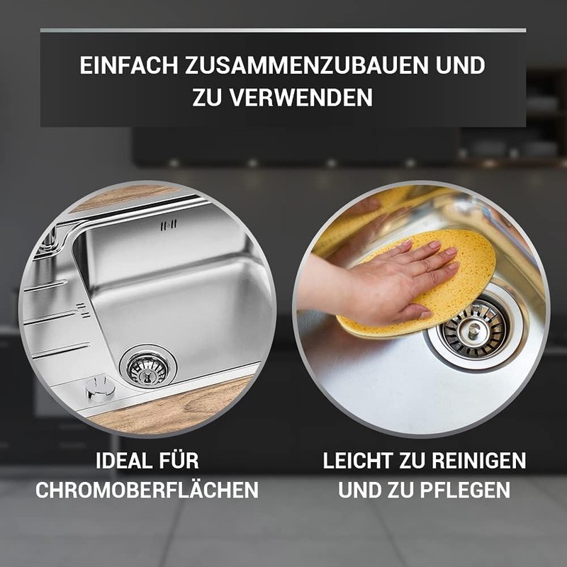 Aquade Strainer Basket Valve 70 mm – Strainer Basket Sink