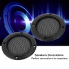 2 x Loudspeaker Grille, High-Quality 2 Inch Speaker Cover, Decoration
