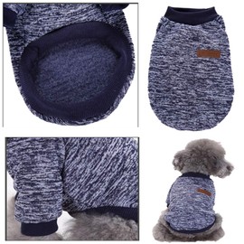 DERUILA Small Dog Clothes Dog Sweater Pet Winter Clothes for Small Medium Dog Girl Chihuahua Yorkie