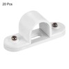 sourcing map PVC Conduit Saddle Pipe Clip 20mm Securing for