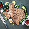 Texas Shaped Cutting Board, Laser Engraved Wood (Acacia)