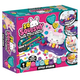 John Adams So Squishy Style Studio: Arts and Craft Squishy Fashion Jewellery Maker, make cute fidget rings, bracelets, necklaces and bag charms, for kids ages 5+