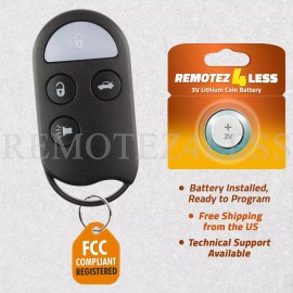 Remotez4less Replacement for Infiniti I30 Nissan Maxima Keyless Entry Remote Car Key Fob