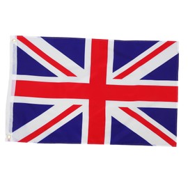 Kisangel British National Flag for Festivals Office Decor Backyard Display Tear Resistant Polyester with Fade Resistant Colors and Reinforced Edging