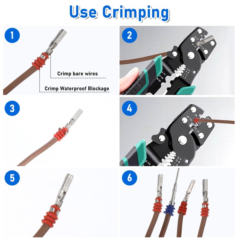 950 PCS Depinning Tool Kit Automotive Connector Pins Terminal Removal