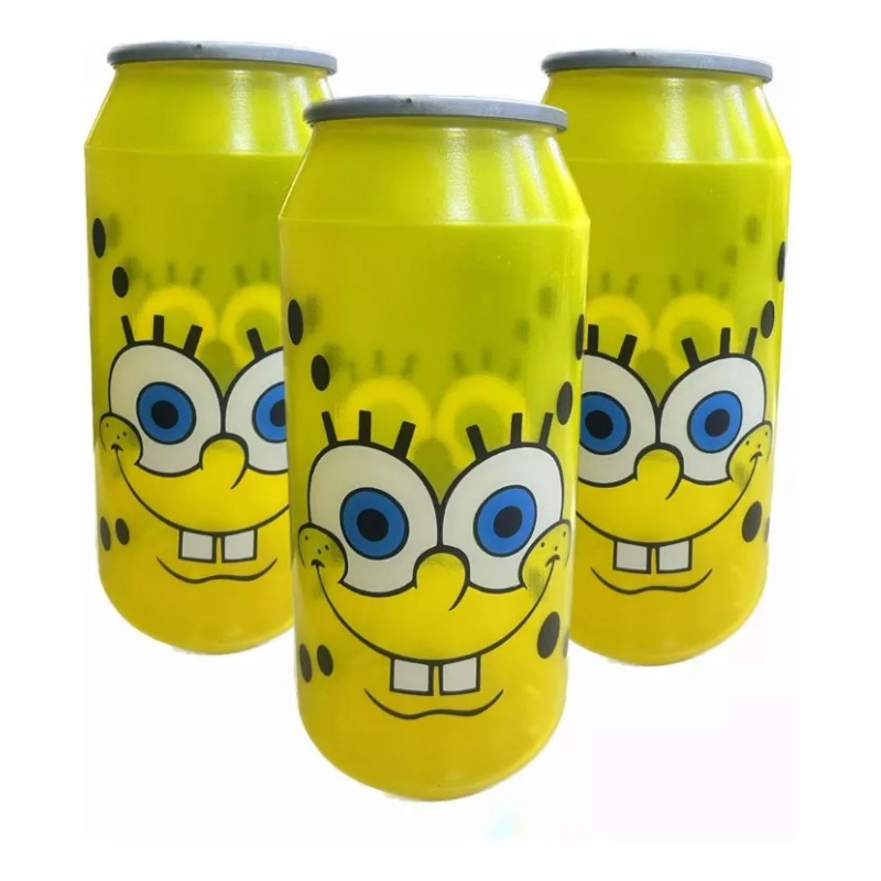 Vaso 20 Vaso Bob Esponja Cilindro En Forma De Lata