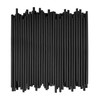 Black Plastic BPA Free Disposable Jumbo Drinking Straws 7.75 Inch