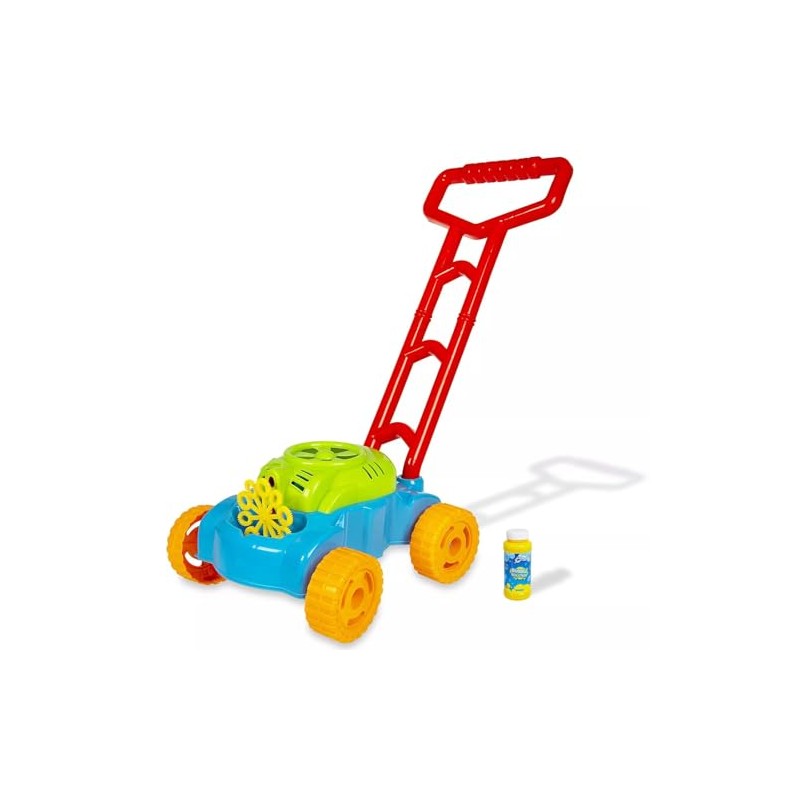 Lawn Bubble Mower Toddlers, Kids Automatic Bubble Blower Maker Machine,