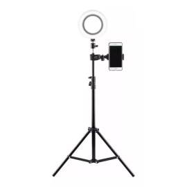K&H Aro Luz Led Con Tripie Maquillaje Foto Video Luz Regulable