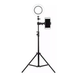 K&H Aro Luz Led Con Tripie Maquillaje Foto Video Luz Regulable
