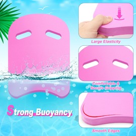 3 Pcs Swimming Kickboard for Kids Swim Training Aid Kickboard with Handrail Hole Kick Boards for Children Swimming Pool Board Auxiliary Equipment for Exercise Toddler Beach Summer